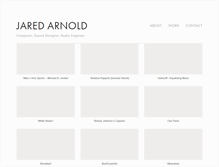 Tablet Screenshot of jared-arnold.com